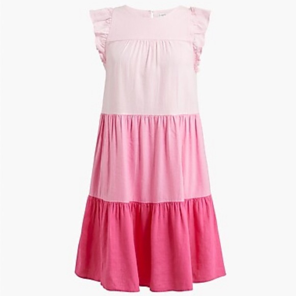 J Crew Factory Linen Blend Dress | Size 2 - Picture 1 of 8